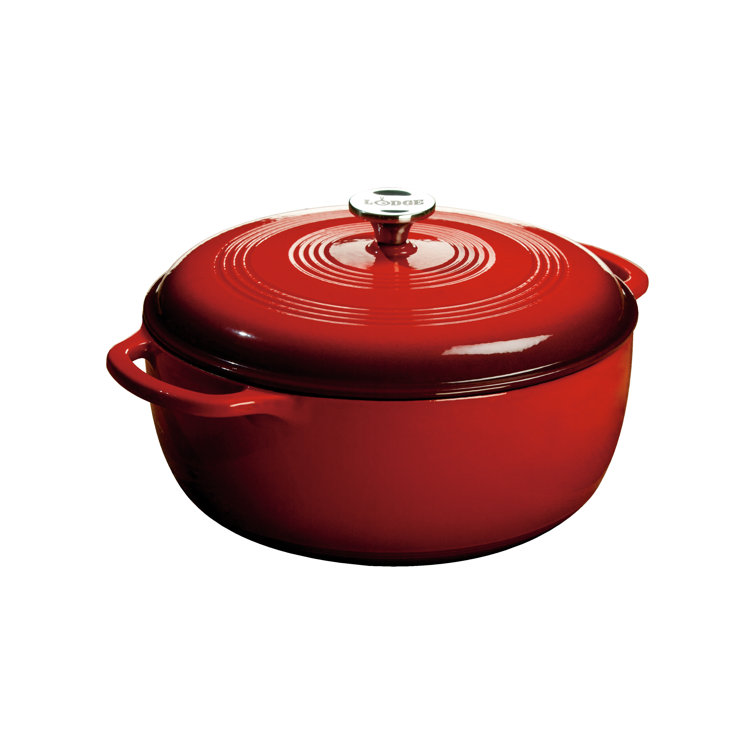 Lodge Enameled Cast Iron Dutch Oven & Reviews Wayfair Canada